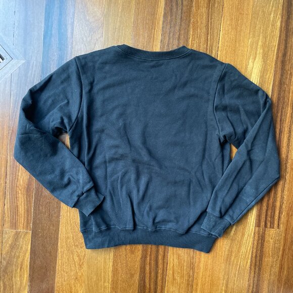 Dogs before Dudes Black / White Sweatshirt Sz M (Juniors) - Picture 2 of 4